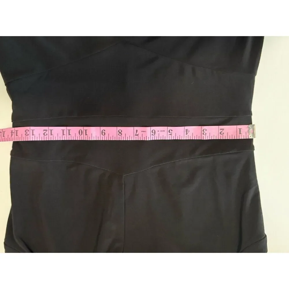 White House Black Market Jersey Knit Keyhole Dress Classic Wedding Office Size 6